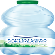 /Вода минер. сл-газ., 1л, "Карпатська Джерельна", ПЭТ