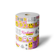 /Рушники макулатурні 80м, 570 відривів, на гільзі, сірий КОХАВИНКА