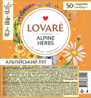 /Чай травяной 1.5г*50, пакет, "Alpine herbs", LOVARE
