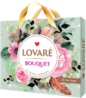 @/Чай ассорти «Bouquet» 6 видов пакетиков по 5 шт, LOVARE