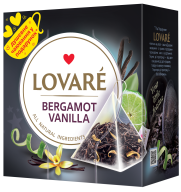 /Чай чёрный 2г*15, пакет, "Bergamot vanilla", LOVARE