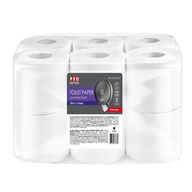 /Папір туалетний целюлозний Comfort 2-х шар., 12 м, 12 рул/уп, білий PRO SERVICE