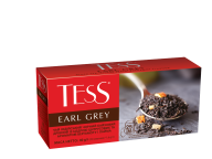 /Чай черный 1.6г*25*24, пакет, "Earl Grey", TESS