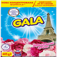 /Порошок пральний руч. для кольорових речей GALA 405г Аква-Пудра Французький аромат
