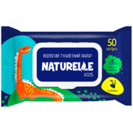 /Папір туалетний вологий, Kids, 50шт., NATURELLE