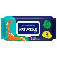 /Папір туалетний вологий, Kids, 120шт., NATURELLE