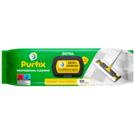 /Серветки вологі господарчі, для прибирання EXTRA, 50шт., Purfix