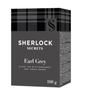 /Чай чёрный  листовой 100г "Earl Grey", Sherlock Secrets