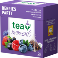 @/Чай чёрный 1.8г*20, пирамидки,"Berries Party", Tea Moments