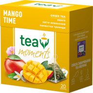 /Чай зелёный 1.7г*20, пирамидки,"Mango Time", Tea Moments