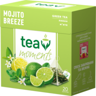 @/Чай зелёный 1.8г*20, пирамидки,"Mojito Breeze", Tea Moments