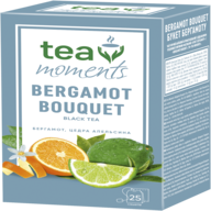 @/Чай чёрный  1.8г*25, сашет,  "Bergamot Bouquet", Tea Moments