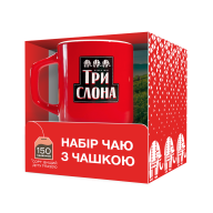 /Набор "Пакетированный чай 2г*150 + чашка", ТРИ СЛОНА