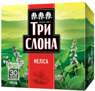 /Чай травяной 1.4г*30, пакет, "Мелисса", ТРИ СЛОНА