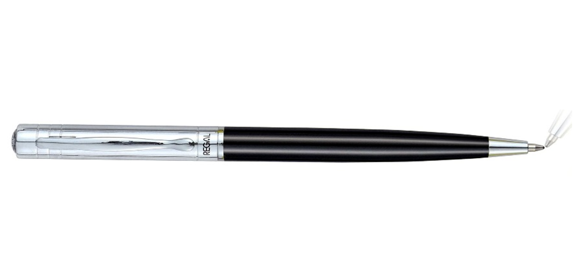 io-opt - Шариковая ручка в футляре PB10, чёрная металик